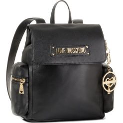 Plecak LOVE MOSCHINO - JC4267PP08KK0000 Nero. Czarne plecaki damskie Love Moschino, bez wzorów, ze skóry. Za 1569,00 zł.