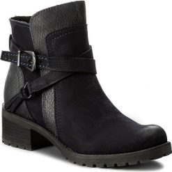 Botki MARCO TOZZI - 2-25870-29 Navy Antic Com 820. Niebieskie buty zimowe damskie marki Marco Tozzi, z materiału. W wyprzedaży za 259,00 zł.