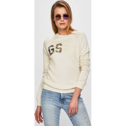 G-Star Raw - Bluza. Brązowe bluzy damskie G-Star RAW, s, z nadrukiem, z elastanu, bez rękawów, bez kaptura. W wyprzedaży za 299,90 zł.