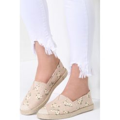 Espadryle damskie: Beżowe Espadryle Gracious