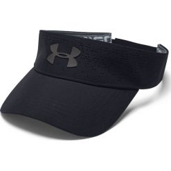 Under Armour Elevated Golf Daszek Czarny. Czarne czapki damskie Under Armour, bez wzorów, z elastanu. Za 102,95 zł.