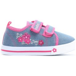 Niebieskie Tenisówki Another Me. Niebieskie trampki dziewczęce Born2be, z materiału. Za 49,99 zł.