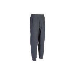 Spodnie dresowe regular Gym & Pilates 500 szare męskie. Szare spodnie męskie DOMYOS, na co dzień, xl, bez wzorów, z elastanu. Za 59,99 zł.