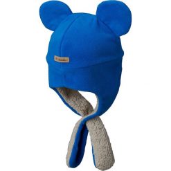 Czapka "Toddler Tiny Bear" w kolorze niebiesko-szarym. Niebieskie czapeczki niemowlęce Columbia, bez wzorów, z tkaniny. W wyprzedaży za 29,95 zł.