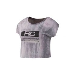 T-shirty z krótkim rękawem Reebok Sport Koszulka Combat Spray Dye Crop. Brązowe bluzki sportowe damskie marki Reebok Sport, m. Za 139,00 zł.