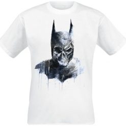 Batman Gothic Skull T-Shirt biały. Białe t-shirty męskie marki Batman, l, z motywem z bajki. Za 74,90 zł.