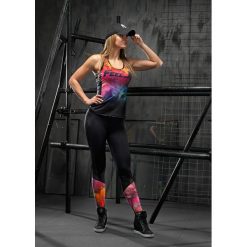 Top MIRACLE. Topy damskie FJ!, m, z nadrukiem, z elastanu, bez rękawów, na fitness i siłownię. Za 129,00 zł.