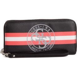 Duży Portfel Damski GUESS - Bobbi (AB) Slg SWAB64 22460 BML. Czarne portfele damskie marki Guess, z aplikacjami, ze skóry ekologicznej. Za 279,00 zł.