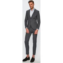 Premium by Jack&Jones - Spodnie 12141112. Szare spodnie męskie Premium by Jack&Jones, bez wzorów, z elastanu. W wyprzedaży za 199,90 zł.