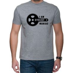 Koszulka T-SHIRT Maniac. Koszulki męskie studioixi, m, z nadrukiem, bez kołnierzyka. Za 75,00 zł.