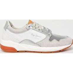 Pepe Jeans - Buty Foster Maya. Szare buty sportowe damskie Pepe Jeans, bez wzorów, z jeansu, sportowe. W wyprzedaży za 269,90 zł.