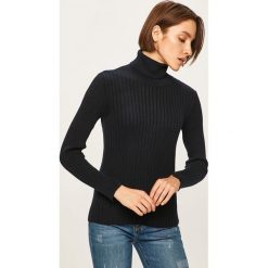 Marc O'Polo - Sweter. Niebieskie swetry damskie Marc O'Polo, s, bez wzorów, z bawełny, bez rękawów, bez kaptura. W wyprzedaży za 239,90 zł.