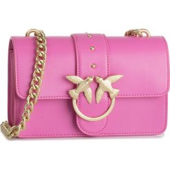 Torebka PINKO - Mini Love Simply 4 AI 19-20 PLTT 1P21ED Y5FF Fuchsia N11. Różowe torebki klasyczne damskie Pinko, bez wzorów, ze skóry, biznesowe, na ramię, bez dodatków. Za 1069,00 zł.