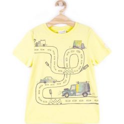 Coccodrillo - T-shirt dziecięcy 92-122 cm. Białe t-shirty chłopięce marki COCCODRILLO, m, z nadrukiem, z elastanu, z okrągłym kołnierzem. Za 39,90 zł.