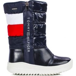 Tommy Hilfiger buty zimowe dziewczęce T3A6-30872-1047800, 36 niebieskie. Niebieskie buty dziewczęce zimowe TOMMY HILFIGER, bez zapięcia. Za 439,00 zł.