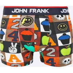 John Frank - Bokserki Digital World. Brązowe bokserki męskie marki John Frank, z bawełny. W wyprzedaży za 39,90 zł.