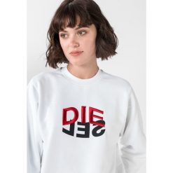 Diesel F-Ang Bluza Biały. Białe bluzy damskie Diesel, l, z haftami, z bawełny, bez rękawów, bez kaptura. Za 581,95 zł.