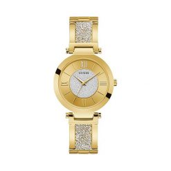 Zegarek GUESS - Aurora W1288L2 GOLD. Żółte zegarki damskie Guess. Za 869,00 zł.