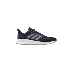 Buty adidas RUNFALCON. Czarne trampki męskie Adidas, bez wzorów, bez zapięcia. Za 228,41 zł.