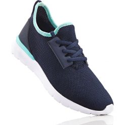 Sneakersy bonprix ciemnoniebiesko-turkusowy. Buty sportowe damskie bonprix. Za 37,99 zł.