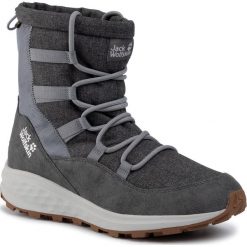 Śniegowce JACK WOLFSKIN - Nevada Texapore Mid W 4035811 Grey/White. Szare kozaki damskie Jack Wolfskin, na zimę, ze skóry, bez obcasa, bez zapięcia. W wyprzedaży za 439,00 zł.