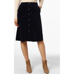 Marie Lund - Spódnica damska, niebieski. Niebieskie spódniczki damskie Marie Lund, bez wzorów, ze sztruksu, eleganckie, rozkloszowane. Za 249,95 zł.