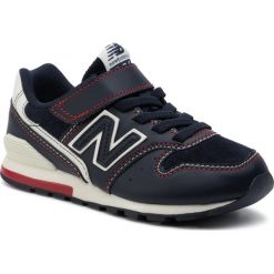 Sneakersy NEW BALANCE - YV996BB Granatowy. Niebieskie trampki chłopięce New Balance, bez wzorów, ze skóry ekologicznej, na rzepy. Za 249,00 zł.