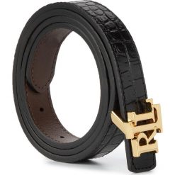 Pasek Damski LAUREN RALPH LAUREN - Rev Ltr 20 412754801001 Black/Dark Brown. Pomarańczowe paski damskie Lauren Ralph Lauren, w paski, ze skóry. Za 269,00 zł.