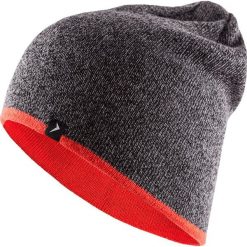 Czapka męska CAM609 - głęboka czerń melanż - Outhorn. Brązowe czapki zimowe męskie Outhorn. Za 29,99 zł.