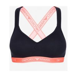 Emporio Armani Biustonosz Niebieski. Niebieskie biustonosze Emporio Armani, bez wzorów, z elastanu. Za 249,95 zł.