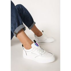 Biało-Czarne Sneakersy Phillips. Białe sneakersy damskie Born2be, z jeansu. Za 89,99 zł.