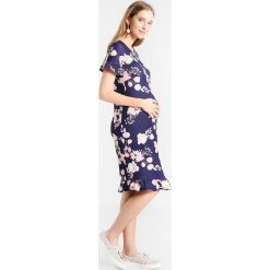 Sukienki: Bluebelle Maternity FRILLED SLEEVE SHIFT DRESS Sukienka z dżerseju poly