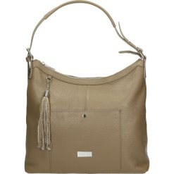 Torba - 4-224-O D TAU. Żółte torebki klasyczne damskie marki Venezia, ze skóry. Za 265,00 zł.