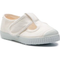 Trampki CIENTA - 77997 Blanco 05. Brązowe trampki dziewczęce Cienta, bez wzorów, z gumy, na rzepy. W wyprzedaży za 89,00 zł.