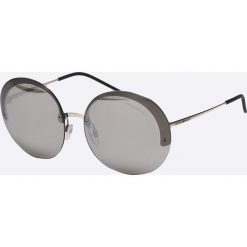 Emporio Armani - Okulary. Szare okulary przeciwsłoneczne damskie Emporio Armani, okrągłe. W wyprzedaży za 199,90 zł.