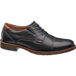 Półbuty męskie: półbuty męskie AM SHOE czarne