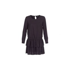 Sukienki krótkie Maison Scotch MERASIN. Czarne sukienki damskie marki Maison Scotch, s, bez wzorów, bez kołnierzyka, z krótkim rękawem, krótkie, mini. Za 439,20 zł.