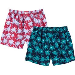 Lousy Livin - Bokserki (2 pack). Niebieskie bokserki męskie Lousy Livin, bez wzorów, z tkaniny. W wyprzedaży za 79,90 zł.