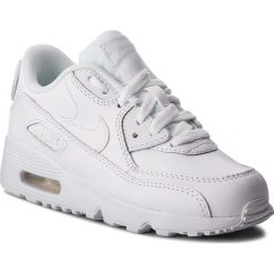 Buty NIKE - Air Max 90 Ltr (PS) 833414 100 White/White. Białe półbuty dziewczęce Nike, na sznurówki. W wyprzedaży za 269,00 zł.