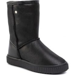 Buty BARTEK - 677750-F10 Czarny. Czarne kozaki dziewczęce Bartek, ze skóry. W wyprzedaży za 229,00 zł.