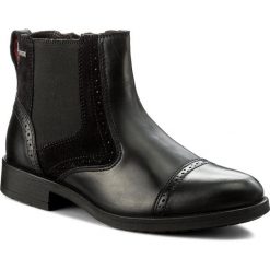 Botki męskie: Kozaki TOMMY HILFIGER – Jeff Gtx 2C GORE-TEX FM0FM00761 Black 990