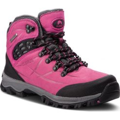 Trekkingi ELBRUS - Mandoza Mid Wp Burgundy/Dark Grey/Violet. Czerwone buty trekkingowe damskie ELBRUS. Za 499,00 zł.