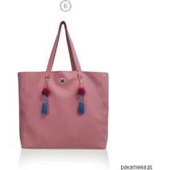 Torba XL ROSITA shopper, ekoskóra. Różowe shopper bag damskie Pakamera, duże. Za 189,00 zł.