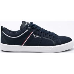 Pepe Jeans - Tenisówki. Niebieskie tenisówki męskie marki Pepe Jeans, z jeansu. W wyprzedaży za 199,90 zł.