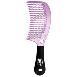Wet Brush Grzebień do włosów z rączką COMB Liljowy (0620W-PR/PS). Różowe grzebienie do włosów damskie Wet Brush. Za 10,27 zł.