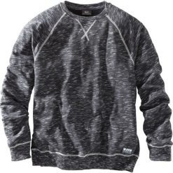Bluza bonprix czarny melanż. Czarne bluzy męskie bonprix, s, bez wzorów, bez kołnierzyka, bez rękawów, bez kaptura. Za 69,99 zł.