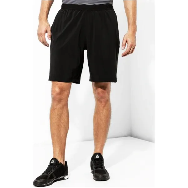 Reebok Szorty Speedwick Speed Short , czarny, rozmiar S. Czarne spodenki i szorty męskie Reebok, s, bez wzorów, z poliesteru, klasyczne. W wyprzedaży za 99,99 zł.