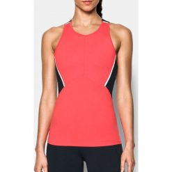 Topy sportowe damskie: Under Armour Top Mirror Cross Back Tank kolor czerwony r. S (1298579-963)