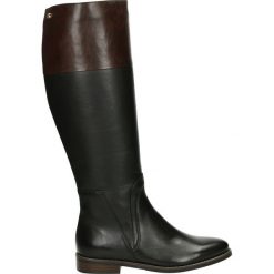 Kozaki - 19-60 NER-MOR. Czarne buty zimowe damskie Venezia, ze skóry. Za 579,00 zł.