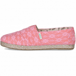 PAEZ espadryle damskie Classic Diamonds Mesh 39 róż. Różowe espadryle damskie Paez, z nadrukiem, z koronki, bez obcasa. Za 289,00 zł.